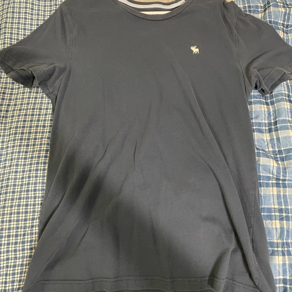 Abercrombie & fitch mens navy shirt medium